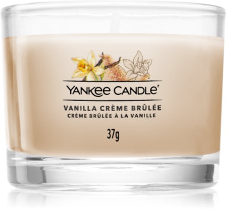 Yankee Candle Vanilla Crème Brûlée mala mirisna svijeća bez staklene posude glass