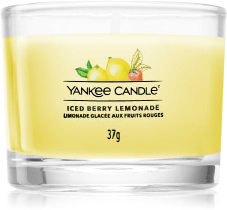 Yankee Candle Iced Berry Lemonade svečturu svece glass