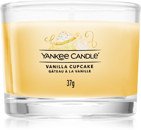 Yankee Candle Vanilla Cupcake votívna sviečka glass