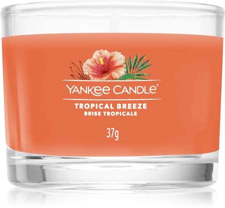 Yankee Candle Votivkerze Summer Peach - Duftkerze Mit 15h Brenndauer