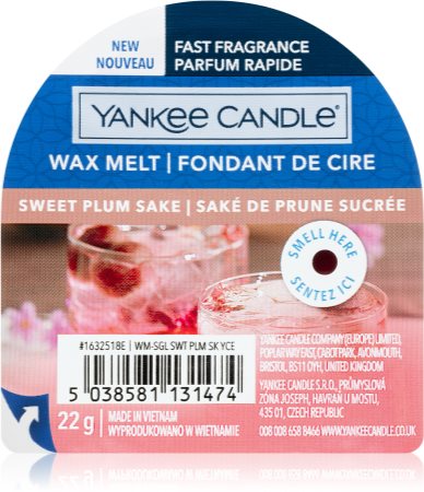Yankee Candle Sweet Plum Sake vosk do aromalampy