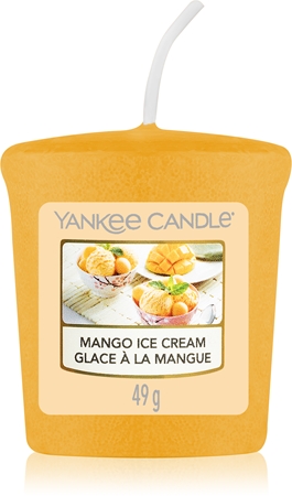 Candela Votiva Yankee Candle - Profumo Mango Peach Salsa, Fino A 15 Ore Di Fragranza, 49g - Foto 9