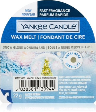 Yankee Candle Snow Globe Wonderland Wax Melt vosak za aroma lampu