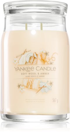 Yankee Candle Soft Wool & Amber candela profumata