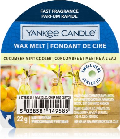 Yankee Candle Cucumber Mint Cooler vosak za aroma lampu