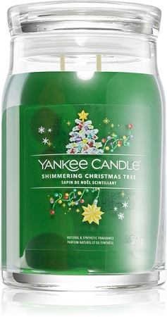 Yankee Candle Shimmering Christmas Tree vonná svíčka Signature