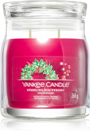 Yankee Candle Sparkling Winterberry świeczka zapachowa Signature