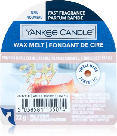 Yankee Candle Pumpkin Maple Crème Caramel wax melt Signature