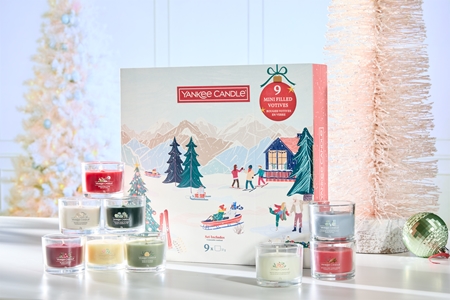 Yankee Candle Christmas Collection 9 Votive Candles Gift Set