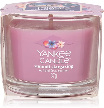 Yankee Candle Summit Stargazing votive candle glass
