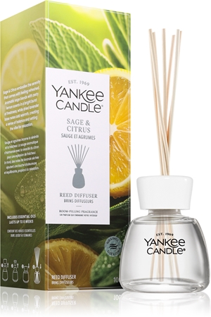 Yankee Candle Sage & Citrus diffuseur d'huiles essentielles avec recharge