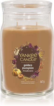 Yankee Candle Golden Pumpkin bougie parfumée Signature