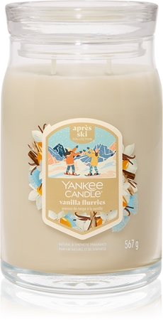 Yankee Candle Vanilla Flurries scented candle Signature