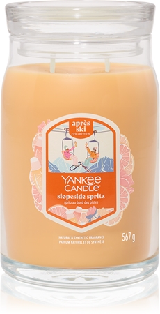 Yankee Candle Slopeside Spritz scented candle Signature