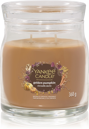 Yankee Candle Golden Pumpkin scented candle Signature