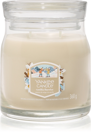 Yankee Candle Vanilla Flurries scented candle Signature