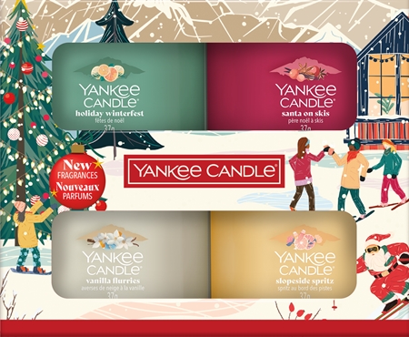 Yankee Candle Christmas Collection 4 Votive Candles Gift Set
