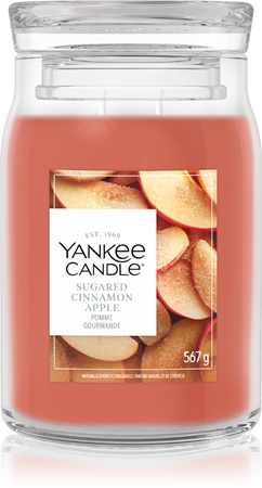 Yankee Candle Sugared Cinnamon Apple lumânare parfumată