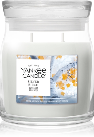 Yankee Candle Silver Birch bougie parfumée