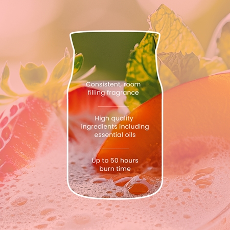 Yankee Candle White Strawberry Bellini scented candle