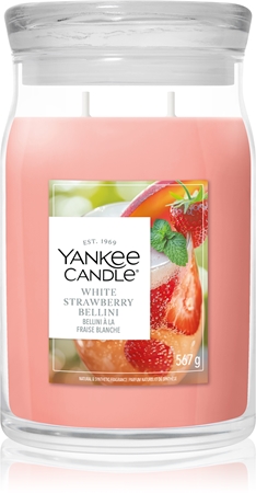 Yankee Candle White Strawberry Bellini bougie parfumée
