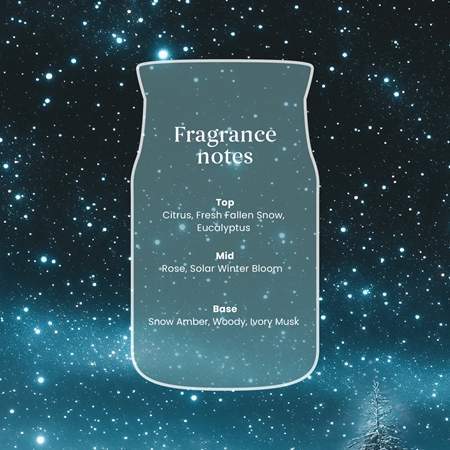 Yankee Candle Winter Night Stars aromatizēta svece
