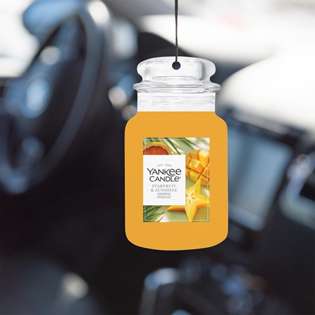 Yankee Candle Starfruit & Sunshine hanging car air freshener