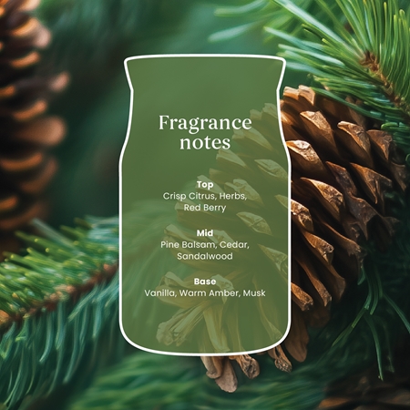 Yankee Candle Balsam & Cedar Fireside mirisna svijeća