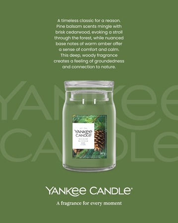 Yankee Candle Balsam & Cedar Fireside mirisna svijeća