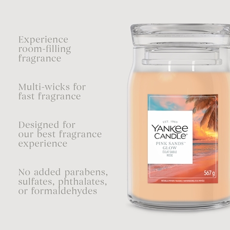 Yankee Candle Pink Sands Glow bougie parfumée