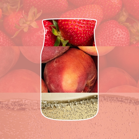 Yankee Candle White Strawberry Bellini scented candle Signature