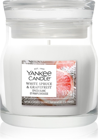 Yankee Candle White Spruce & Grapefruit aроматична свічка Signature