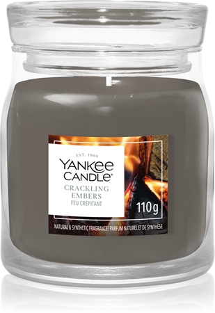 Yankee Candle Crackling Embers αρωματικό κερί Signature
