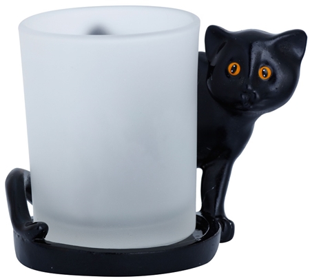 Yankee Candle Black Cats candeeiro em vidro para vela