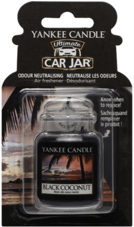 Yankee Candle profumo auto Car Jar® Ultimate Black Coconut