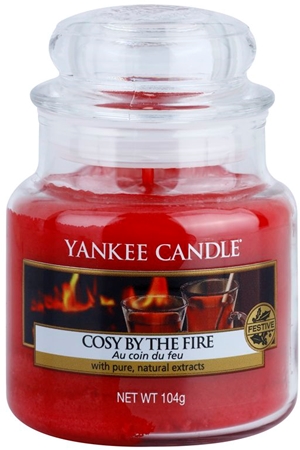Yankee Candle Cosy By the Fire vonná svíčka 104 g Classic malá