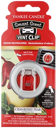 Yankee Candle Cranberry Pear Autoduft 4 ml Clip