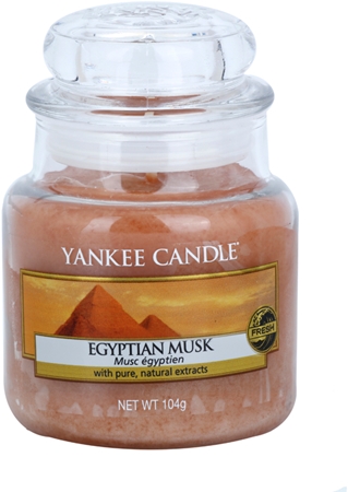 Yankee Candle Egyptian Musk vela perfumada 104 g Classic pequeña