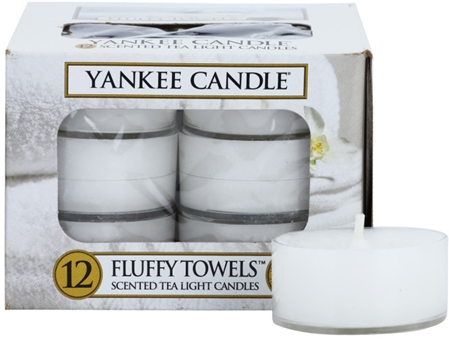 Yankee Candle Fluffy Towels vela de té