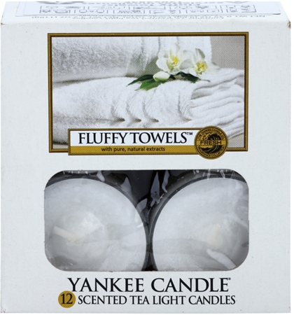Yankee Candle Fluffy Towels vela de té