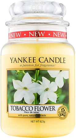 Yankee Candle Tobacco Flower vela perfumada  Classic grande