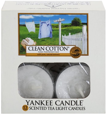 Yankee Candle Clean Cotton čajna svijeća