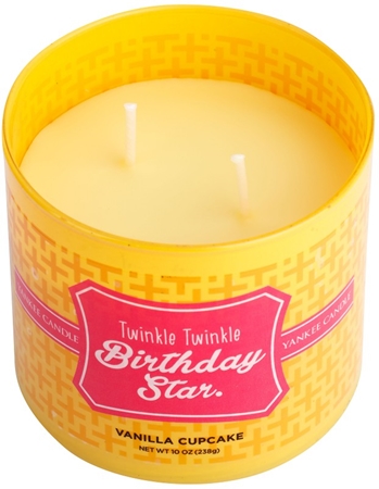 Yankee Candle Vanilla Cupcake vela perfumada 238 g (Twinkle Twinkle Birthday Star)