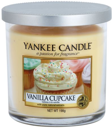 Yankee Candle Vanilla Cupcake Geurkaars 198 gr Décor klein
