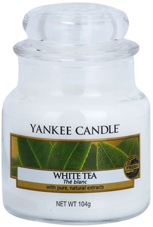 Yankee Candle White Tea vonná svíčka 104 g Classic malá