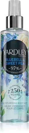 Yardley Bluebell & Sweetpea body mist for women