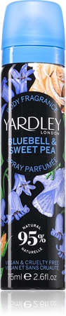 Yardley Bluebell & Sweetpea Kroppsspray för Kvinnor