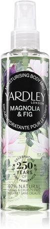 Yardley Magnolia & Fig vlažilno pršilo za telo za ženske