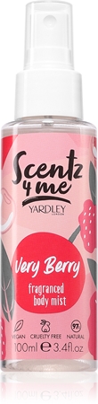 Yardley Scentz 4 Me Very Berry meglica za telo za ženske