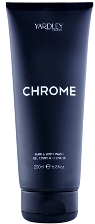 Yardley Chrome gel de duche para homens 200 ml